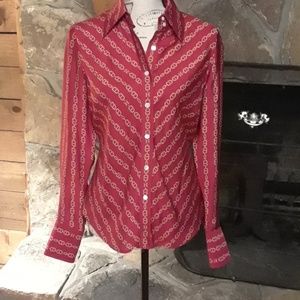 Tommy Hilfiger retro silk blouse